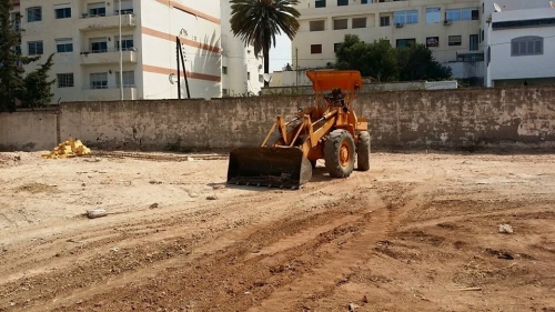 DÉBUT DES TRAVAUX  AU BOULODROME DE CASABLANCA