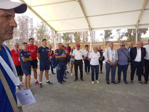 Pendant le championnat du monde jeunes à Oran en Algérie. Une minute de silence 