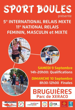 5éme relais-mixte INTERNATIONAL 9 et 10 septembre 2023 à BRUGUIERE France