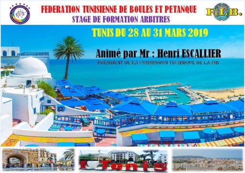 Pendant le Tournoi international de Tunis