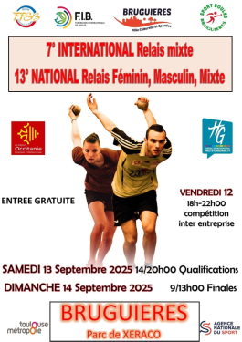 7° International de relais mixtes à Bruguières France