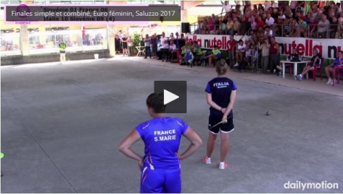 Euro Féminin, Saluzzo 2017, les finales !
