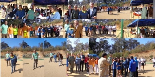 INAUGURATION D'UN NOUVEAU BOULODROME A VINA DEL MAR (CHILI)