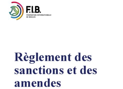 Règlement, amendes et sanctions