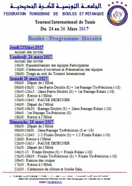 TOURNOI INTERNATIONAL 